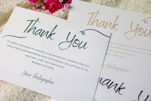 Thank You Card - Beige