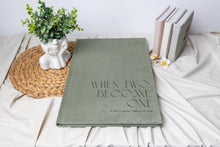 Heirloom Book in Eco Suede with Laser Etching