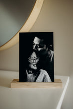 Mounted Print on Wood Stand