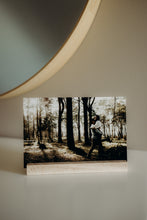 Mounted Print on Wooden Stand