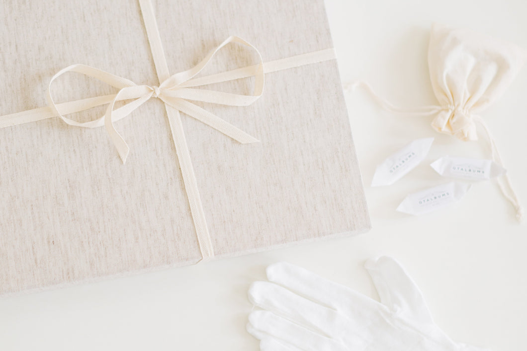 Album Lid Box - Standard Linen